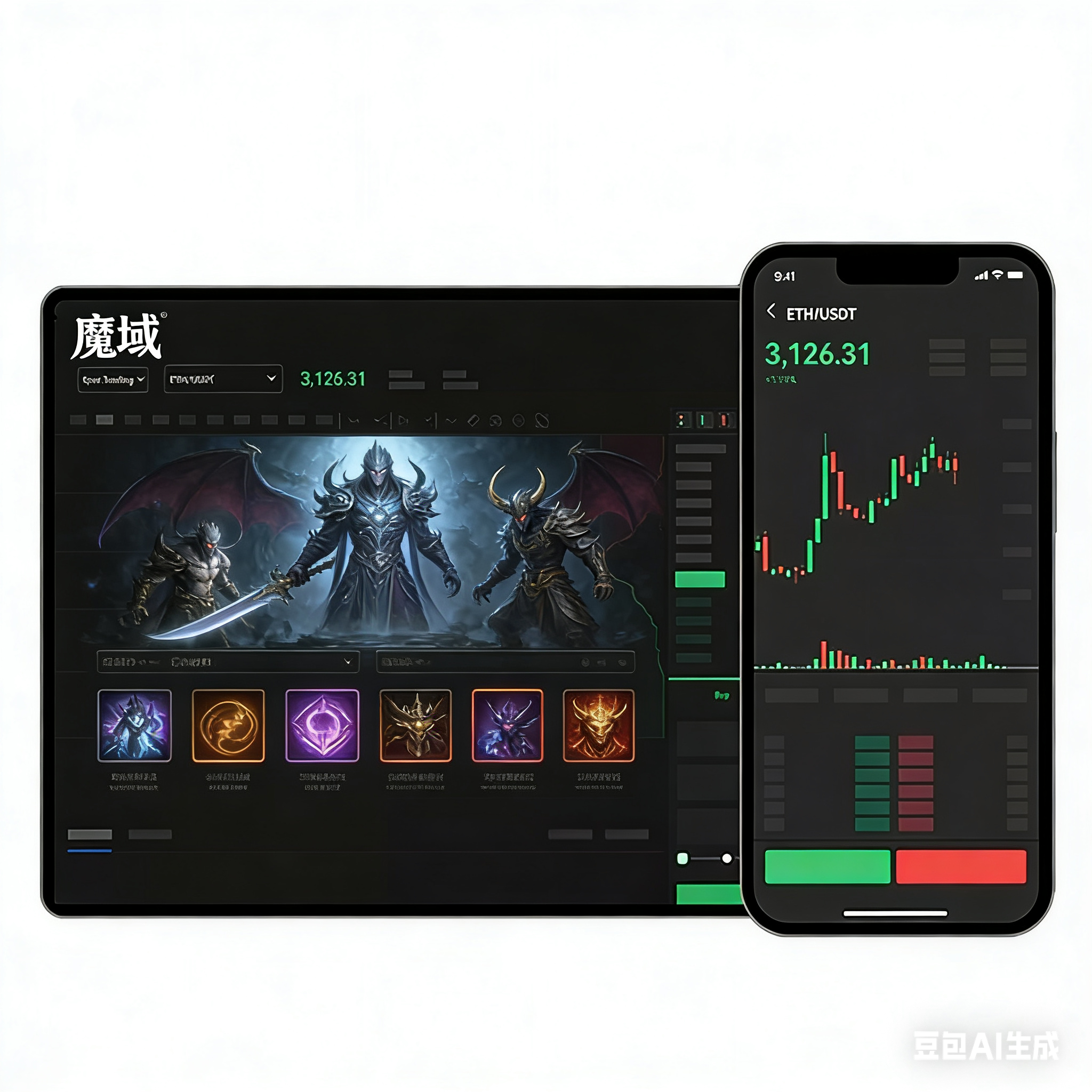 魔域SF防骗提示示意图